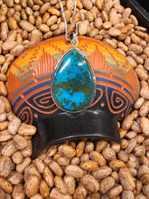 Load image into Gallery viewer, CHRYSOCOLLA TEARDROP NECKLACE