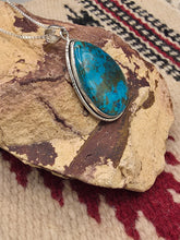 Load image into Gallery viewer, CHRYSOCOLLA TEARDROP NECKLACE