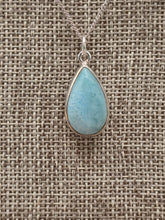 Load image into Gallery viewer, LARIMAR NECKLACE & EARRINGS SET - TEARDROP