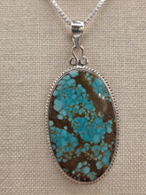 Load image into Gallery viewer, #8 TURQUOISE NECKLACE & EARRINGS SET - OVAL