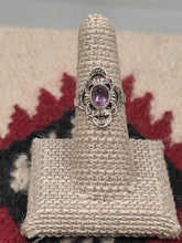 Load image into Gallery viewer, AMETHYST RING MARCASITE SETTING - SIZE 7