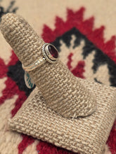 Load image into Gallery viewer, GARNET RING - OVAL - SIZE 6