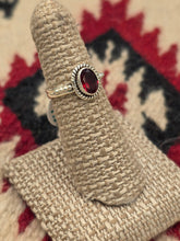 Load image into Gallery viewer, GARNET RING - OVAL - SIZE 6