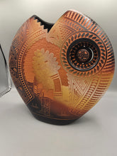 Load image into Gallery viewer, ACOMA ETCHWARE EAGLE DANCER KACHINA PILLOW POT POTTERY - DIANE ARAGON #2