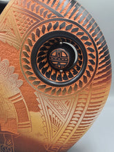 Load image into Gallery viewer, ACOMA ETCHWARE EAGLE DANCER KACHINA PILLOW POT POTTERY - DIANE ARAGON #2