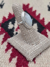 Load image into Gallery viewer, MOONSTONE RING - SIZE 6.5 - DIAMOND SHAPED