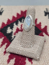 Load image into Gallery viewer, MOONSTONE RING - SIZE 6.5 - DIAMOND SHAPED