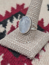 Load image into Gallery viewer, MOONSTONE RING - SIZE 10 - OVAL SHAPED