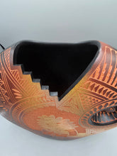 Load image into Gallery viewer, ACOMA ETCHWARE KACHINA PILLOW POT POTTERY- DIANE ARAGON