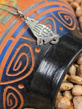 Load image into Gallery viewer, STERLING SILVER HOPI OVERLAY WOLF PENDANT- DANIELLE WADSWORTH