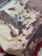 Load image into Gallery viewer, STERLING SILVER HOPI OVERLAY ROADRUNNER NECKLACE- DANIELLE WADSWORTH