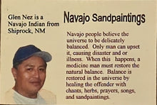 Load image into Gallery viewer, SANDPAINTING - BUFFALO SUNFACE - GLEN NEZ