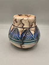 Load image into Gallery viewer, COLORED HORSEHAIR ETCHED POTTERY - RONALD SMITH