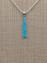 Load image into Gallery viewer, TURQUOISE INLAY PENDANT- ZUNI- MADARRAL KALLESTEWA