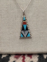 Load image into Gallery viewer, MULTI INLAY NECKLACE- ZUNI - CAROL NIIHA