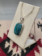 Load image into Gallery viewer, AZURITE NECKLACE - RECTANGLE