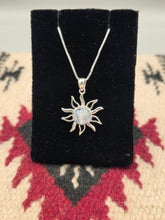 Load image into Gallery viewer, MOONSTONE SUN NECKLACE