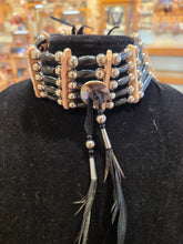 Load image into Gallery viewer, 5 STRAND HORN & ABALONE CHOKER - LINDA LEE