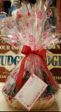 Load image into Gallery viewer, FUDGE & CHOCOLATE GIFT BASKET