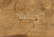 Load image into Gallery viewer, BEAR OVERLAY STERLING SILVER CUFF BRACELET - TOMMY & ROSITA SINGER