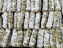Load image into Gallery viewer, WHITE SAGE & RUDA RUE 4" WANDS - 2 PACK