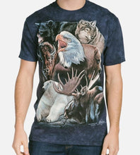 Load image into Gallery viewer, WILD ALASKAN COLLAGE - ADULT T-SHIRT