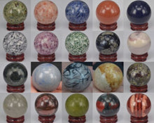 Load image into Gallery viewer, GEMSTONE SPHERES - 40MM - 20 Varieties