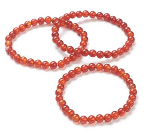 ENERGY BEADS  - 4MM - RED AGATE