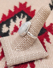 Load image into Gallery viewer, MOONSTONE RING - SIZE 8.5 - TEARDROP SHAPED