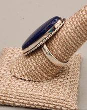Load image into Gallery viewer, LAPIS RING - SIZE 9 - OVAL SHAPED