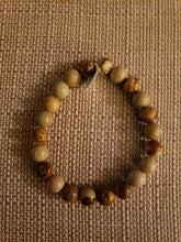 Load image into Gallery viewer, ENERGY BEAD BRACELET - 8MM - PICTURE JASPER