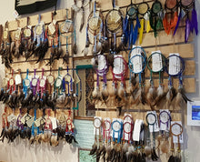 Load image into Gallery viewer, 2" DREAMCATCHERS - available in multiple colors- Bead Colors May Vary