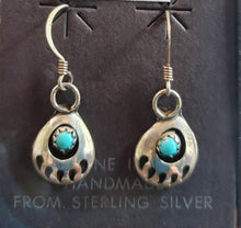 Load image into Gallery viewer, SMALL BEAR PAW EARRINGS - LETA PARKER - MULTIPLE STONES AVAILABLE