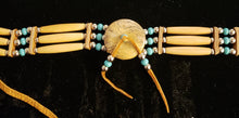 Load image into Gallery viewer, BONE CHOKER 3 STRAND - STERLING & GLASS BEADS