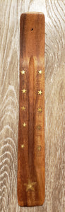 Flat Wooden Incense BURNERS - Multiple Varieties