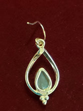 Load image into Gallery viewer, LABRADORITE- STERLING SILVER EARRINGS