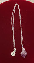 Load image into Gallery viewer, AMETHYST NATURAL CUT NECKLACE