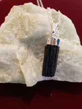 Load image into Gallery viewer, BLACK TOURMALINE CRYSTAL NECKLACE