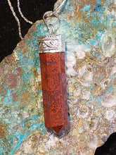 Load image into Gallery viewer, RED JASPER POINT NECKLACE