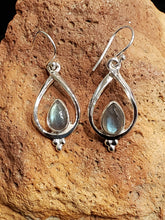 Load image into Gallery viewer, LABRADORITE- STERLING SILVER EARRINGS