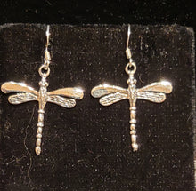 Load image into Gallery viewer, DRAGONFLY EARRINGS- STERLING SILVER
