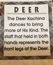 Load image into Gallery viewer, DEER KACHINA - 9"