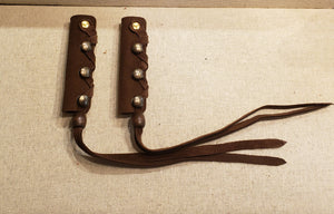 LEATHER PONYTAIL HOLDERS