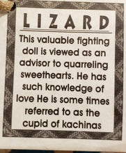 Load image into Gallery viewer, LIZARD KACHINA  - 5"