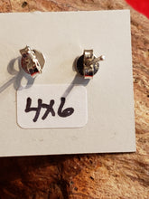 Load image into Gallery viewer, BLUE TOPAZ MINI POST EARRINGS - 4 x 6 TEARDROP