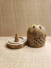 Load image into Gallery viewer, SOAPSTONE CONE INCENSE BURNER
