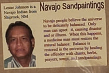 Load image into Gallery viewer, SANDPAINTING - RAINBOW GOD - LESTER JOHNSON