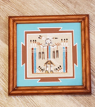 Load image into Gallery viewer, SANDPAINTING - RAINBOW GOD - LESTER JOHNSON