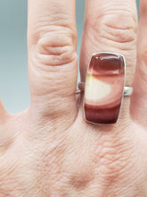 Load image into Gallery viewer, MOOKAITE RING- RECTANGLE - SIZE 9