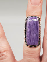 Load image into Gallery viewer, CHAROITE RING - SIZE 5